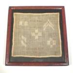 Ackworth School Darning Sampler, Priscilla Boulter 1816