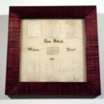 Eliza Bullock 1809, WESTON SCHOOL Darning Sampler