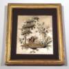 Small Silkwork Picture of Squirrel. Prorably English early 19th century