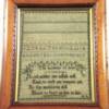 Finely worked 19th century American School miniature "The Harmony of Love", found in Easton PA